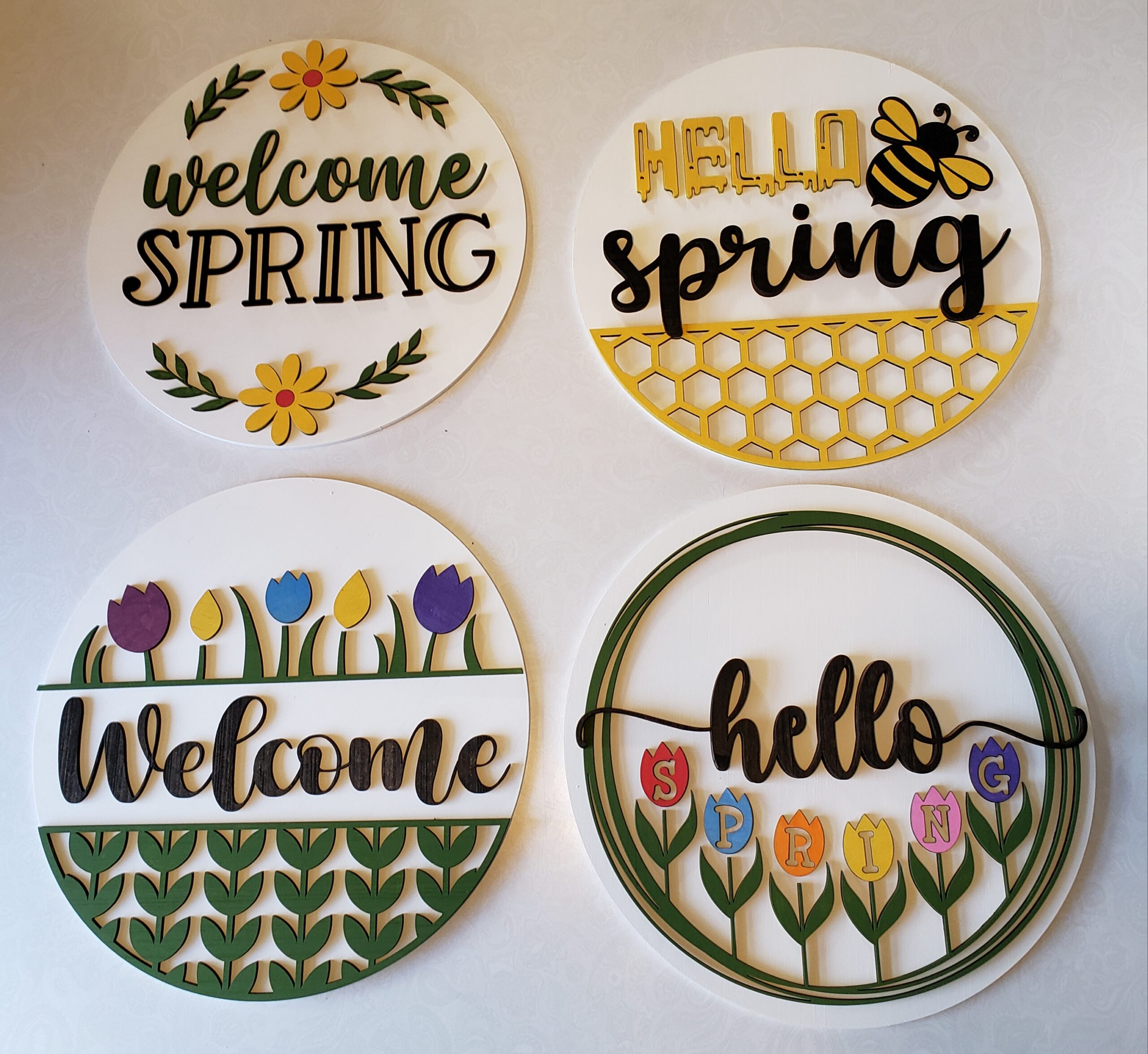 Variety of Door hanging signs