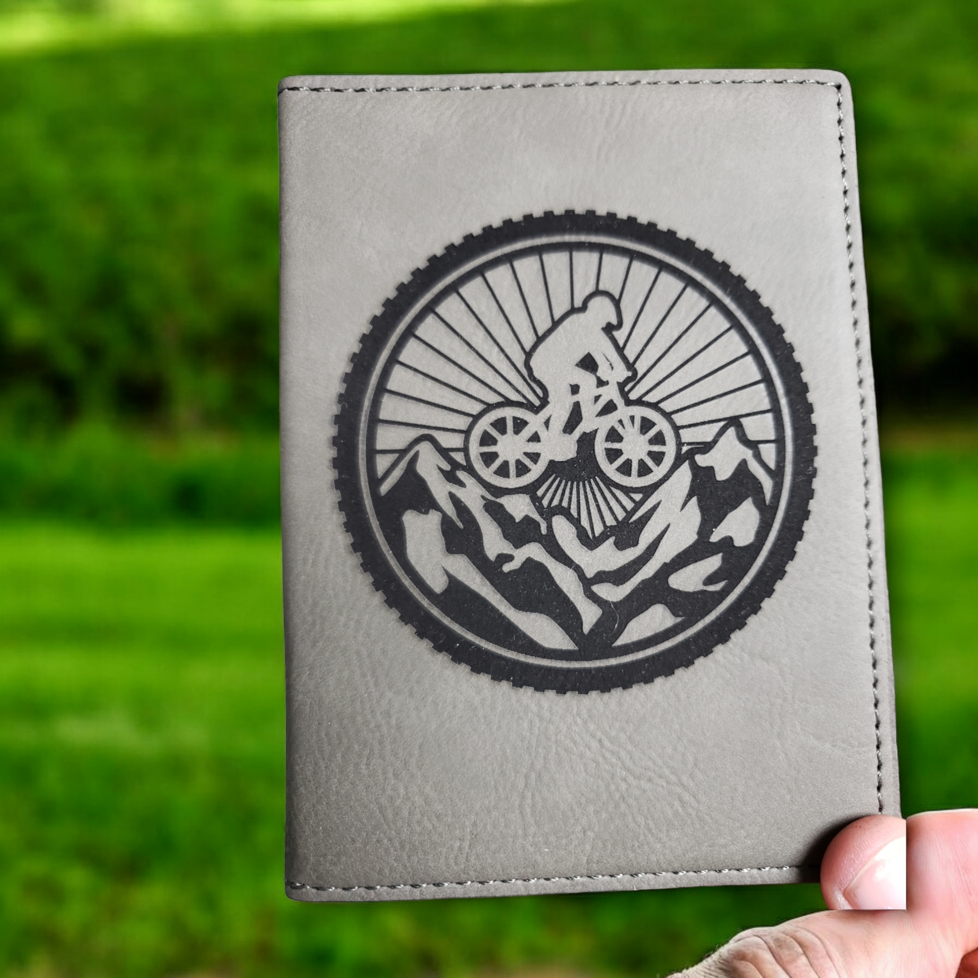 Leather passport holder