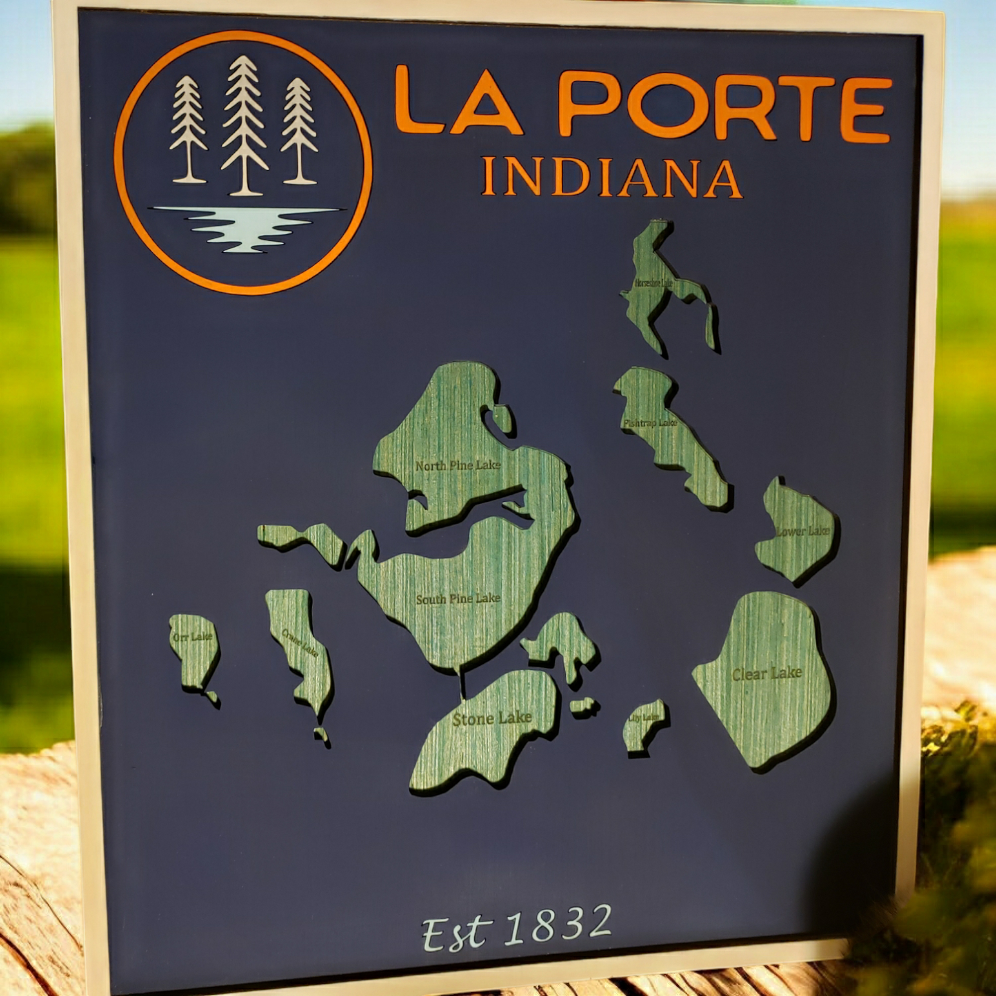 Laporte Lakes Sign