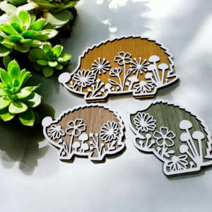 Set of 3 floral animals