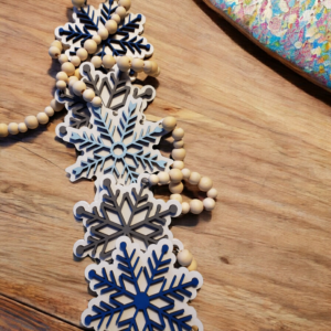 Snowflake garland